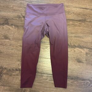Pink Old Navy ombré work out leggings